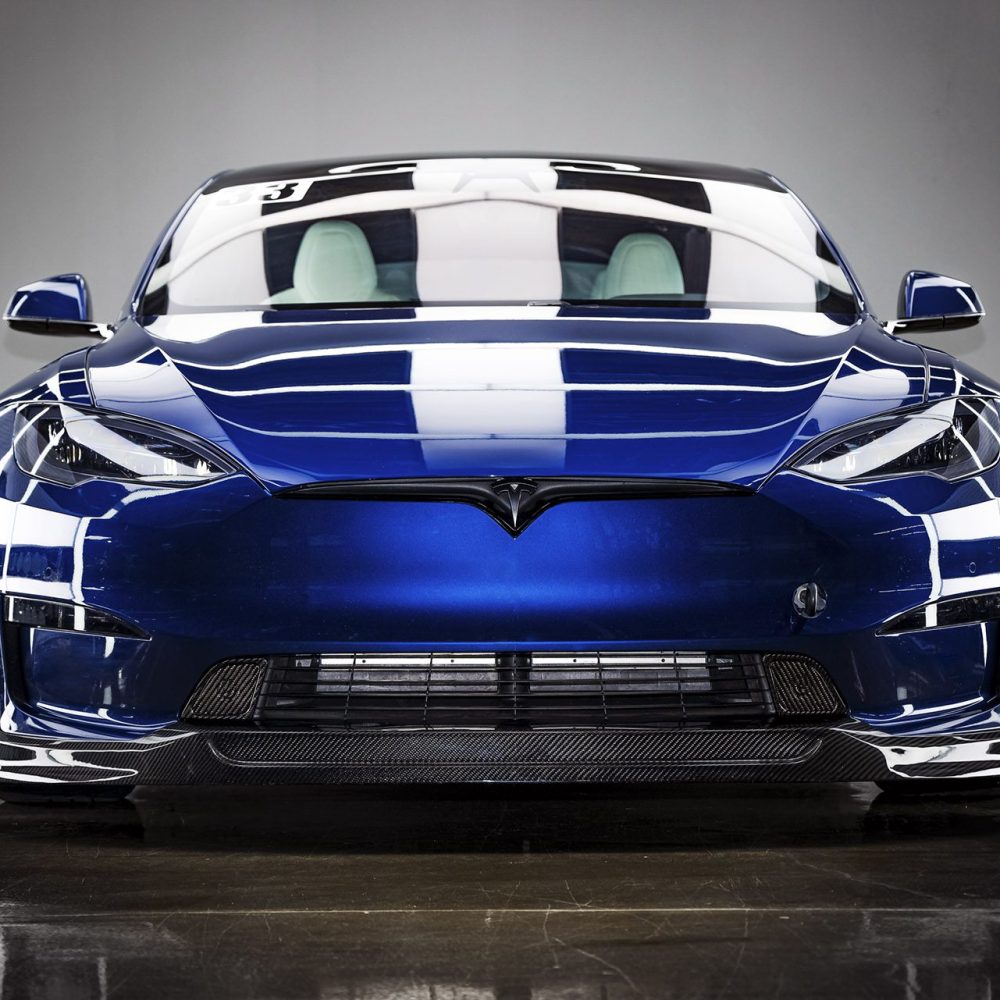 Tesla Model S (Plaid Deep Blue Metallic) | EV Aftermarket Services | North Pointe Auto Group